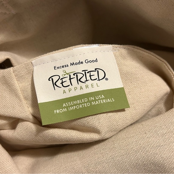 NWT Refried Apparel One Of A Kind Handmade Recycled Fabric Tote Bag - Picture 8 of 8